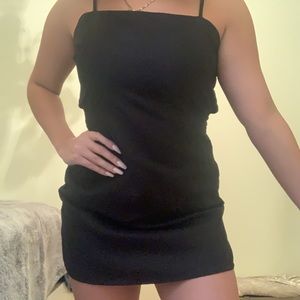 Simple black dress